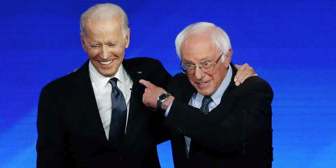 Joe Biden ja Bernie Sanders