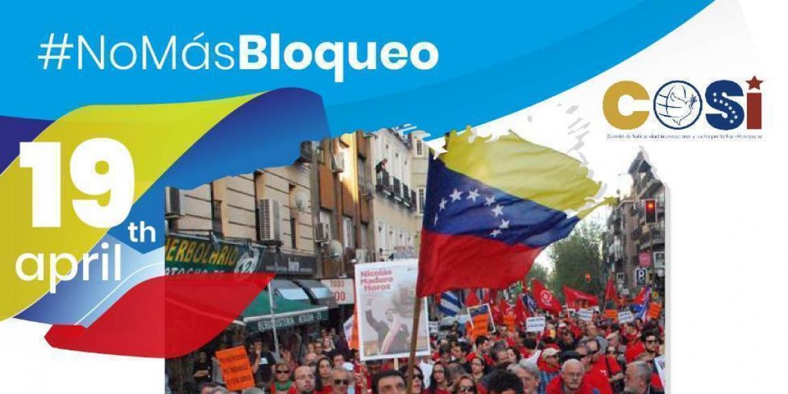 Venezuelan kansainvälinen solidaarisuuspäivä 19.4.2020